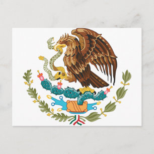 Escudo Nacional de México - Mexican Emblem Postcard