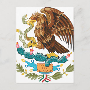 Escudo Nacional de México - Mexican Emblem Postcard