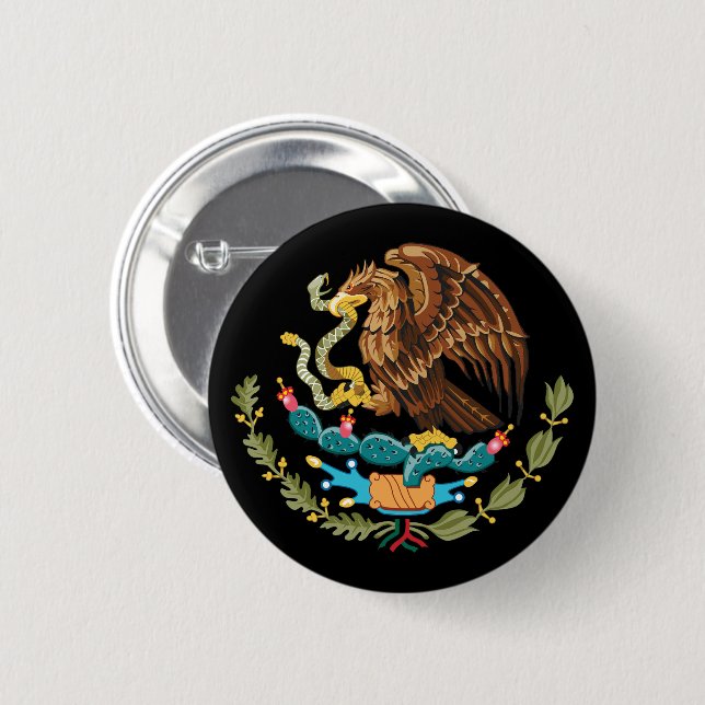 Escudo Nacional De México Pin (Front & Back)