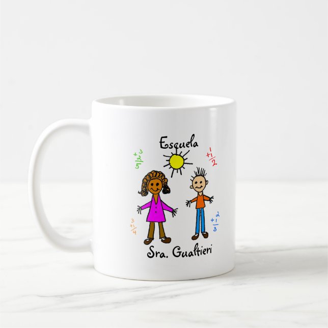 Escuela "School" Mug Customisable (Left)