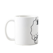 ESDK classic logo white-on-white mug