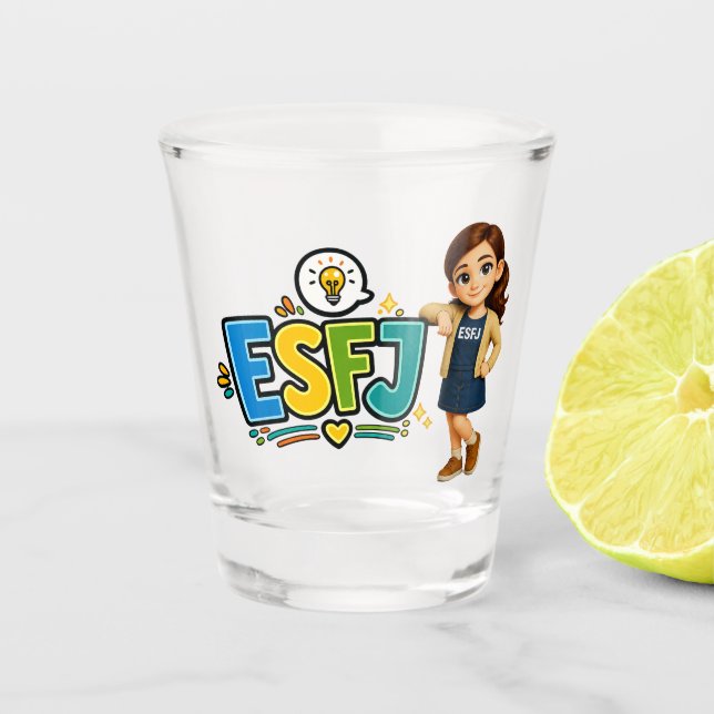 ESFJ — The Connection Builder Shot Glass (Front)