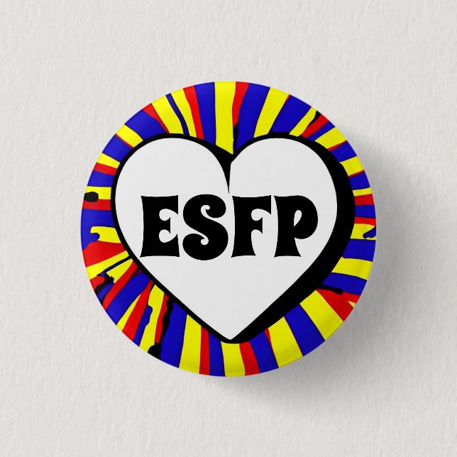 ESFP MBTI 3 Cm Round Badge (Front)