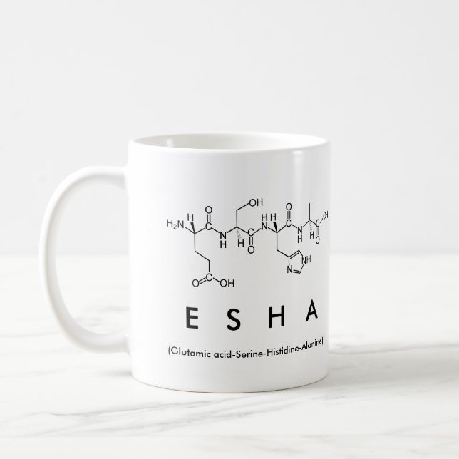Esha peptide name mug (Left)