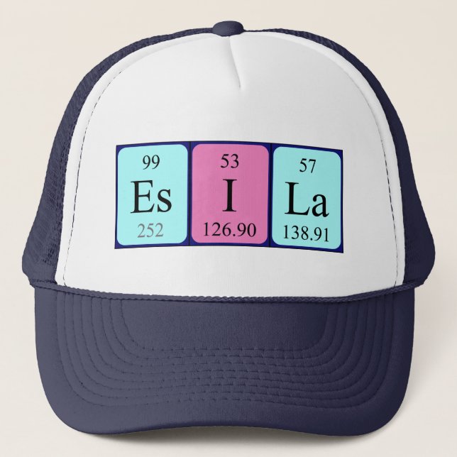 Esila periodic table name hat (Front)