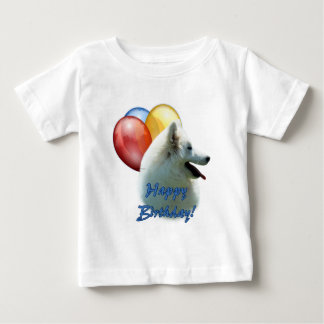 Eskie Happy Birthday Balloon Baby T-Shirt