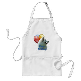 Eskie Happy Birthday Balloon Standard Apron