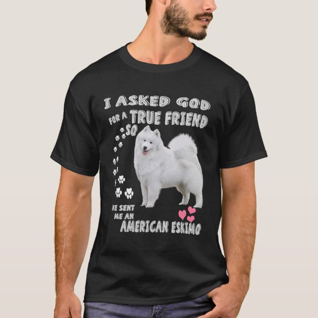 Eskie Mum German Spitz Dog Eskie Dog American Eski T-Shirt (Front)