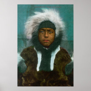 Eskimo Boy named "Menadelook" Poster