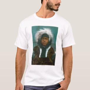 Eskimo Boy named "Menadelook" T-Shirt