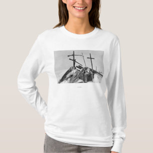 Eskimo Grave in Alaska Photograph T-Shirt