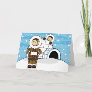 Eskimo & Igloo Card