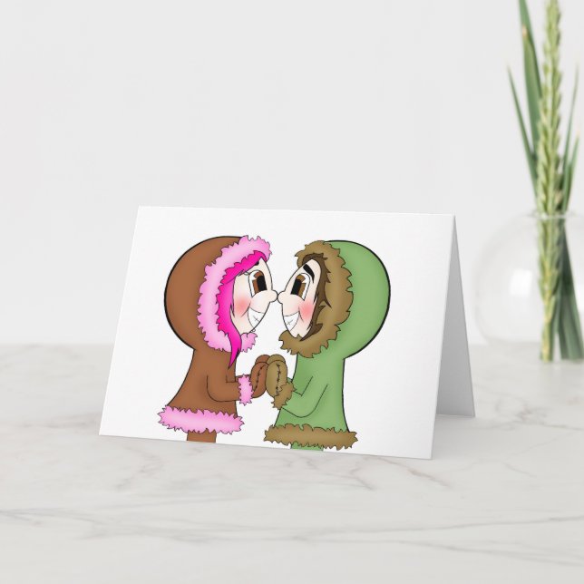 eskimo kisses card (Front)