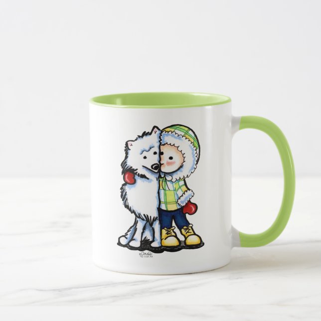 Eskimo Kisses Winter Mug (Right)