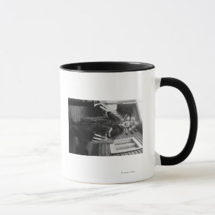 Eskimo Medicine Man and Sick Boy in Alaska Mug