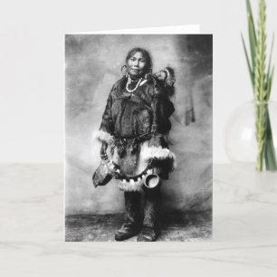 Eskimo Mother and Child Card