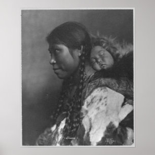 Eskimo Mother & Child Poster