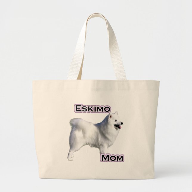 Eskimo Mum 4 Large Tote Bag (Front)