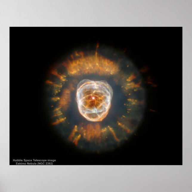 Eskimo Nebula (NGC 2392) poster (Front)