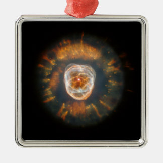 Eskimo Nebula Postcard Metal Tree Decoration