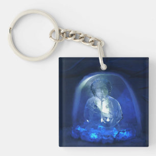 Eskimo Room at Hotel de Glace, Quebec, Canada Key Ring