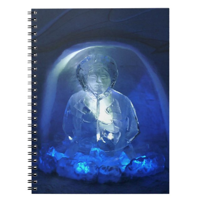 Eskimo Room at Hotel de Glace, Quebec, Canada Notebook (Front)