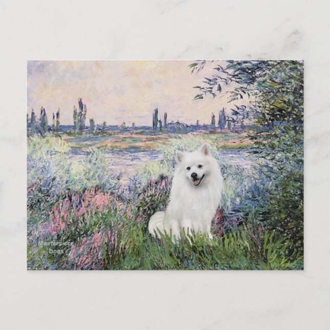 Eskimo Spitz 1 - By the Seine Postcard (Front)