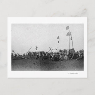 Eskimo Sports at Barrow, Alaska Photograph Postcard