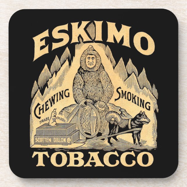 Eskimo Tobacco Coaster (Front)