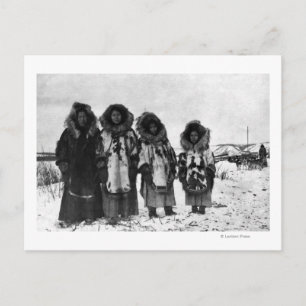 Eskimo Women In Alaska Photograph Postcard