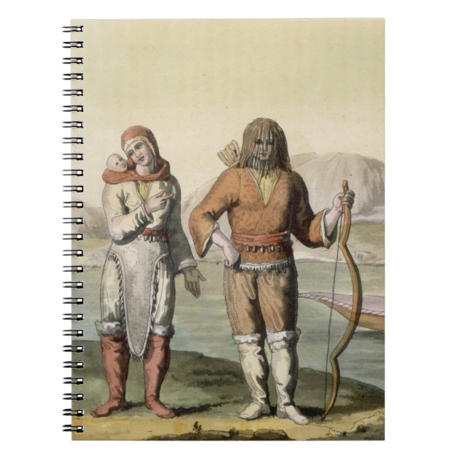 Eskimos at Hudson Bay, from 'Le Costume Ancien et Notebook (Front)