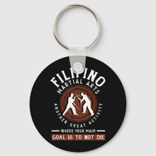 Eskrima Kali Arnis Escrima Sticks Filipino Martial Key Ring