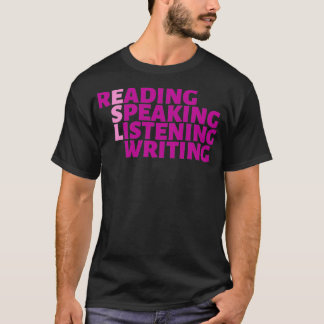 ESL 4 Skills Design PinkPink T-Shirt