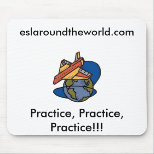 ESL Around the World Mouse Pad
