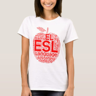 ESL Red Apple Apparel T-Shirt