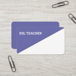 Esl Teacher Business Card