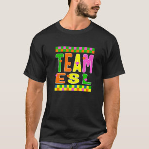 ESL Teacher Cottagecore Team ESL Teacher's Day Eng T-Shirt