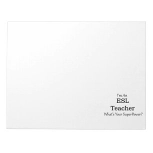 ESL Teacher Notepad