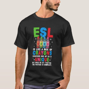 ESL Teaching English As A Second Language Teacher T-Shirt