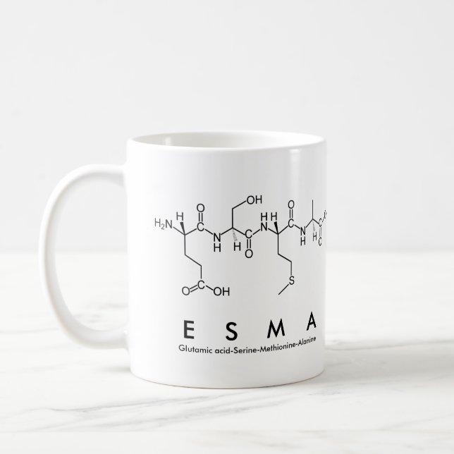 Esma peptide name mug (Left)