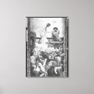 Esmeralda and Quasimodo, 1905 Canvas Print