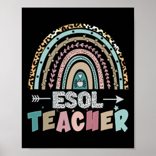 ESOL Team Teachers and Students Back To School  Poster