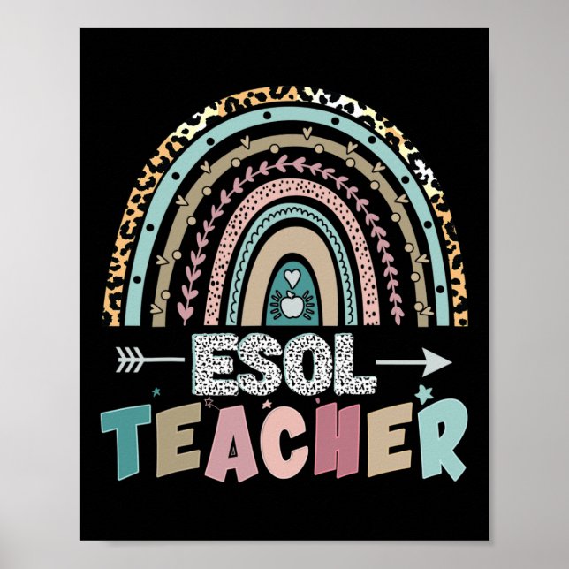 ESOL Team Teachers and Students Back To School  Poster (Front)