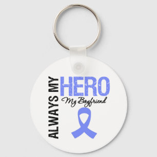 Esophageal Cancer Always My Hero My Boyfriend Key Ring