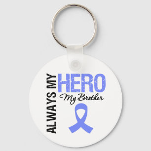 Esophageal Cancer Always My Hero My Brother Key Ring