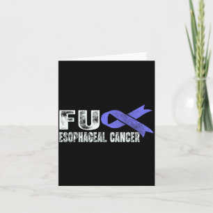 Esophageal Cancer Awareness Suprt Retro Esophageal Card