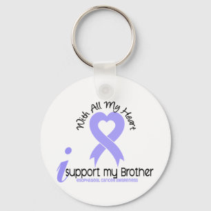 Esophageal Cancer I Support My Brother Key Ring