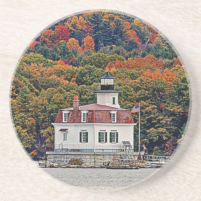 Esopus Meadows Lighthouse Coaster (Front)