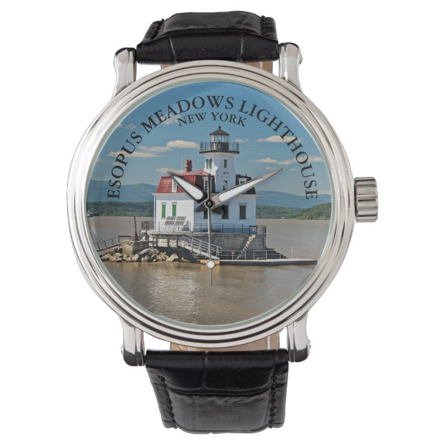 Esopus Meadows Lighthouse, New York eWatch Watch (Front)