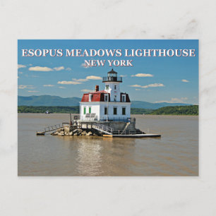Esopus Meadows Lighthouse, New York Postcard